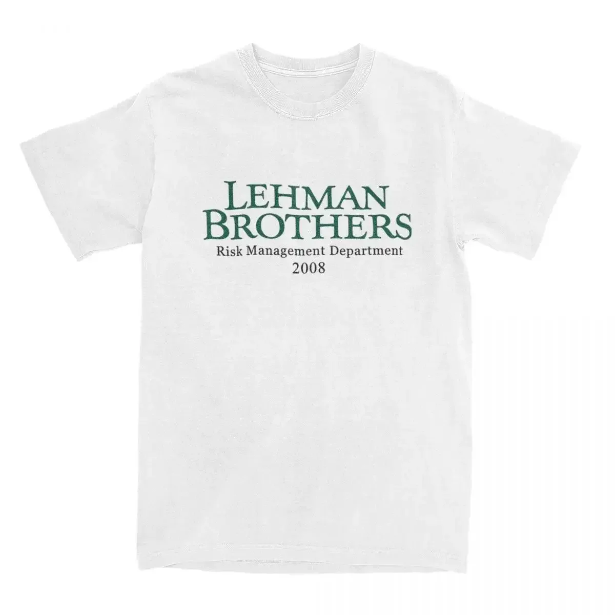 Sports Beach Tops Lehman Brothers Risk Management T Shirts Bank Hippie Y2k T Shirt Casual Loose Short Sleeve Print Tees Unisex