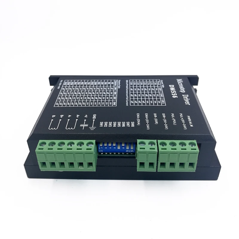 For 57 86 stepper motor NEMA23 NEMA34 Stepper Motor Controller DM556 Digital Stepper motor driver 2 phase 5.6A