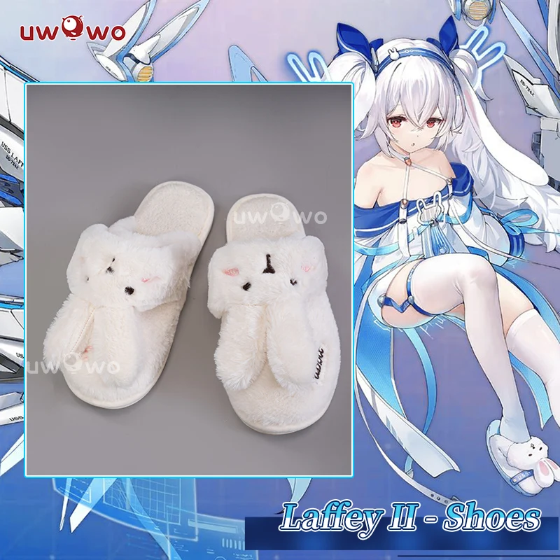 UWOWO Game AzuRr Lanee USS Laffey II Bunny Cosplay Costume  Shoes