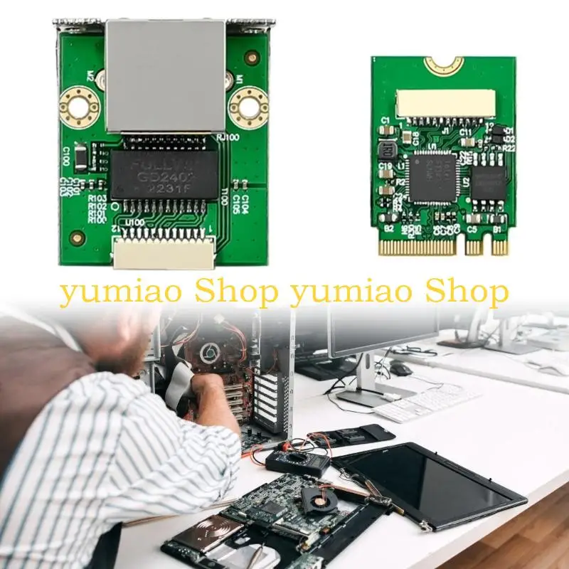 587B M.2 A+E 2.5Gbps Server Networking Board Cable Port I225 Support Networking Card I226 Chip