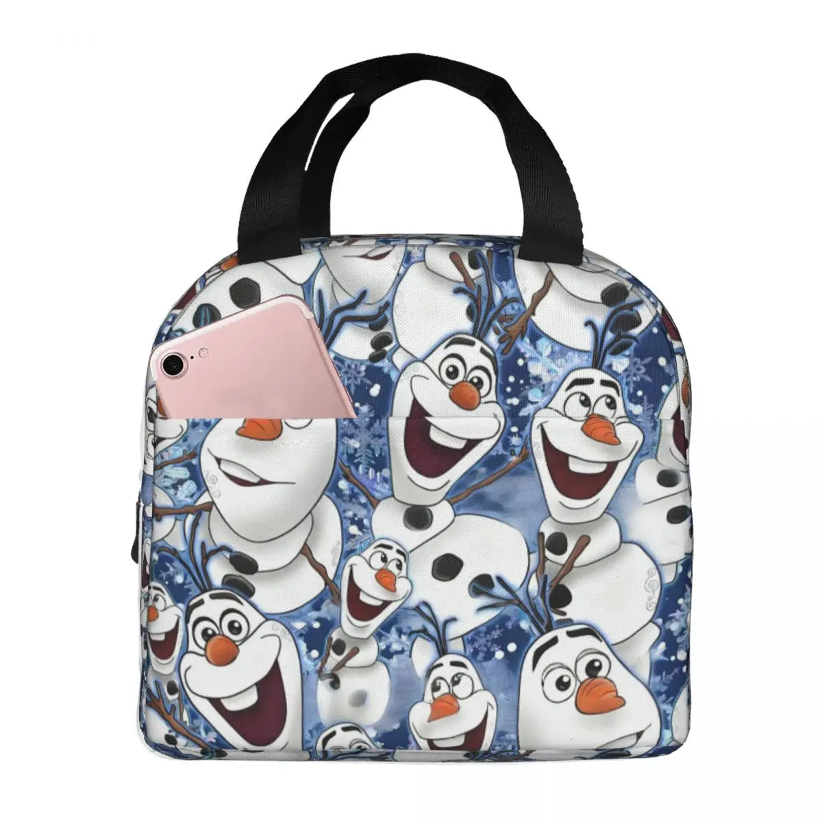 

Многоразовая термосумка для обедов с мультяшными персонажами F-Frozenes: герметичный ланч-бокс с Олафом и Эльзой, аниме-дизайн, для офиса и работы