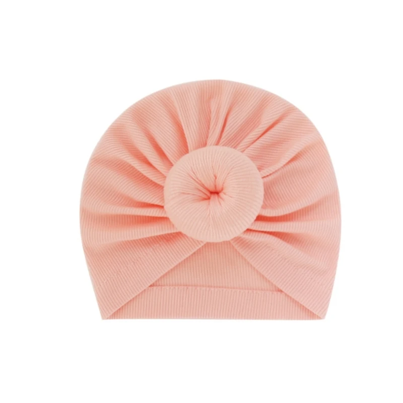 Bonnets en coton confortables pour bébés, bonnets d'hôpital respirants, chapeau doux et extensible pour filles, nouveau-nés et tout-petits