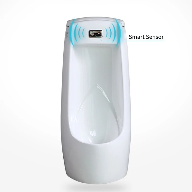 

Sensor Auto Flush Men Mount Automatic Ceramic Wall Hung Urinal Bathroom Mounted Wall Hung Urinal