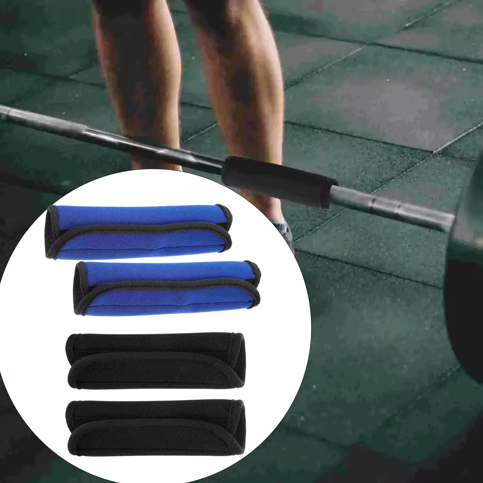 

2Pcs Pull up Bar Grips Sleeves Anti Slip Easy to Use Protective Covers Handle