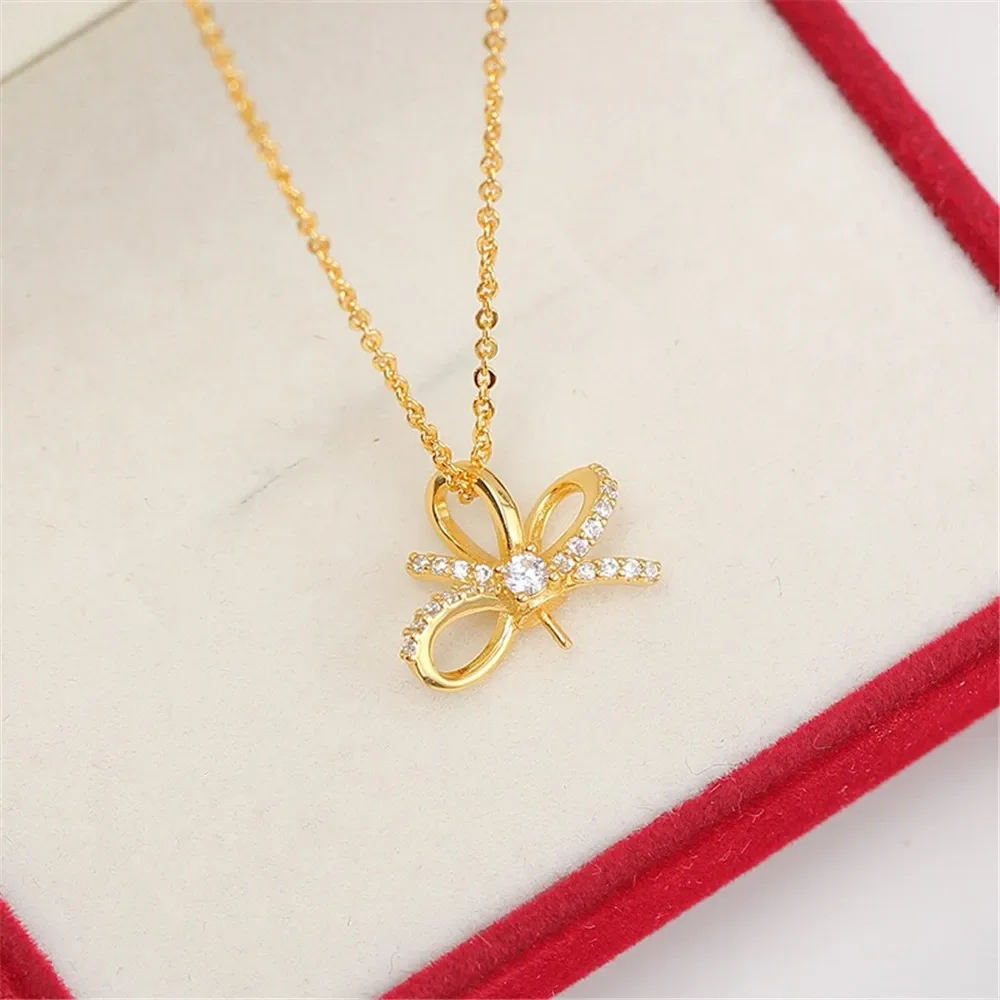 

Подвеска из стерлингового серебра 925 пробы с жемчугом, DIY пустая ободок, чашка, ювелирные изделия для рукоделия, фурнитура для подвески с полыми зубцами