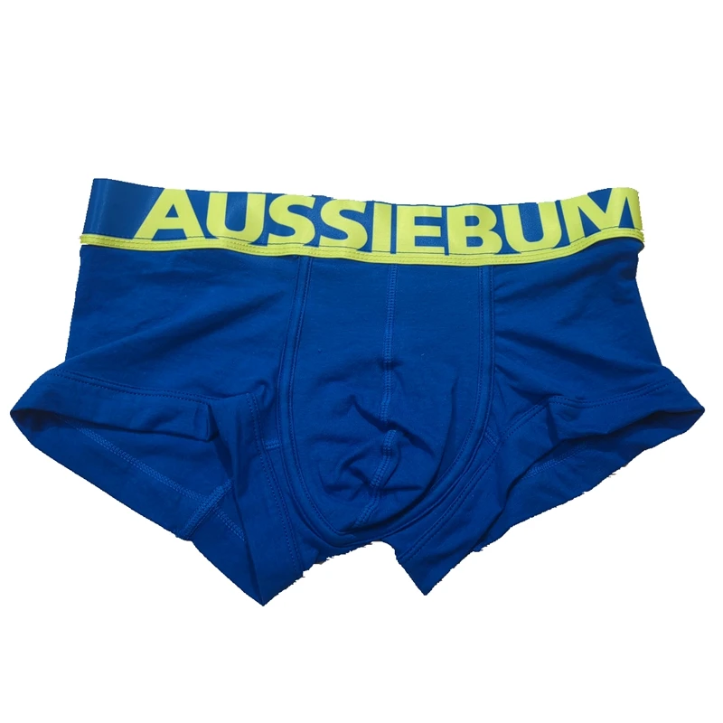 Aussiebum men's cotton underwear low waist letter trendy comfortable sweat-absorbing boxers underpants