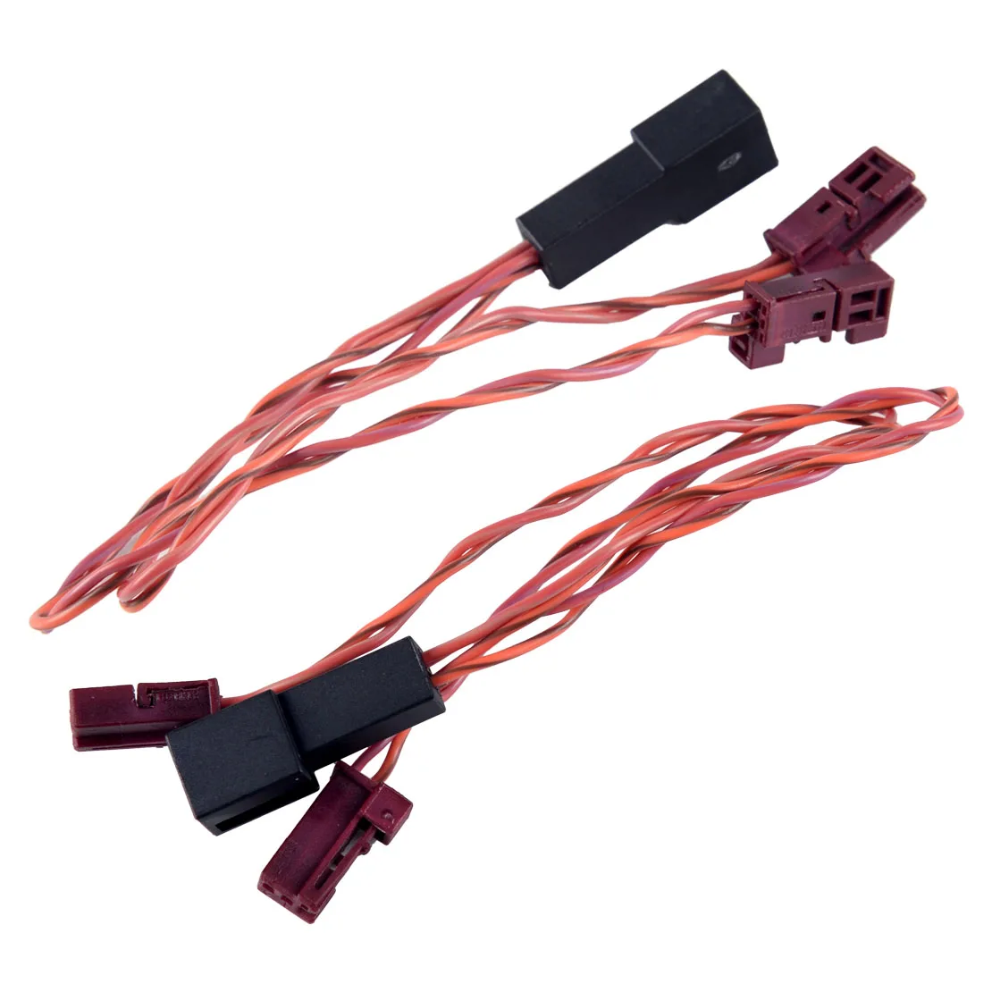 2Pcs Plastic Speaker Adapter Plug Cable Y Splitter Tweeter Fit for Mercedes-Benz C-Class W205 X253 GLC