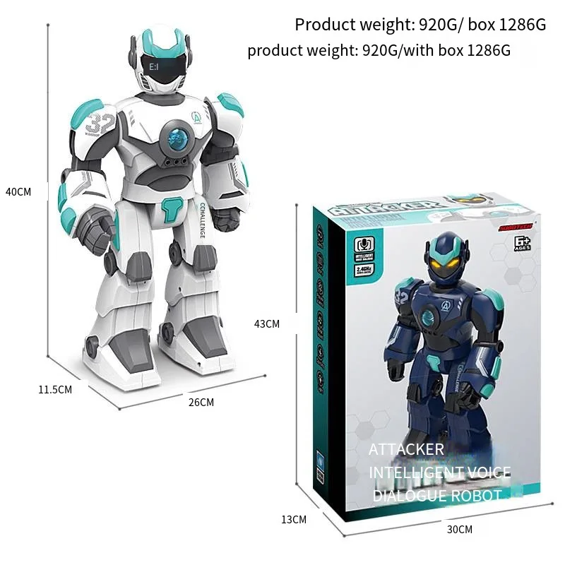 Coche de juguete Kawaii, regalo divertido, estilo novedoso, Robot Rc con diálogo de voz inteligente súper grande de 40cm, modelo de coche de Control remoto, juguetes para niños