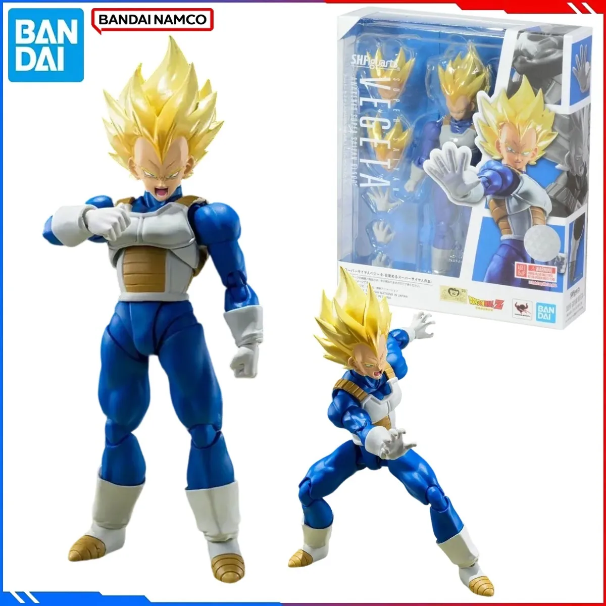 

Оригинальный конструктор Bandai Dragon Ball Z: Фигурка Вегеты в режиме Супер Сайян (Пробужденный), модель SHF, подарок для сборки