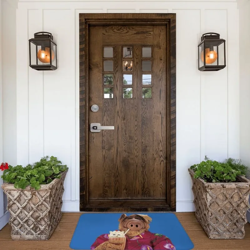 

Alien Wild Boar Pattern Mat Bathroom Absorbent Bedroom Door Rug Kitchen Balcony Living Room Entrance Carpet Home Decoration Mats