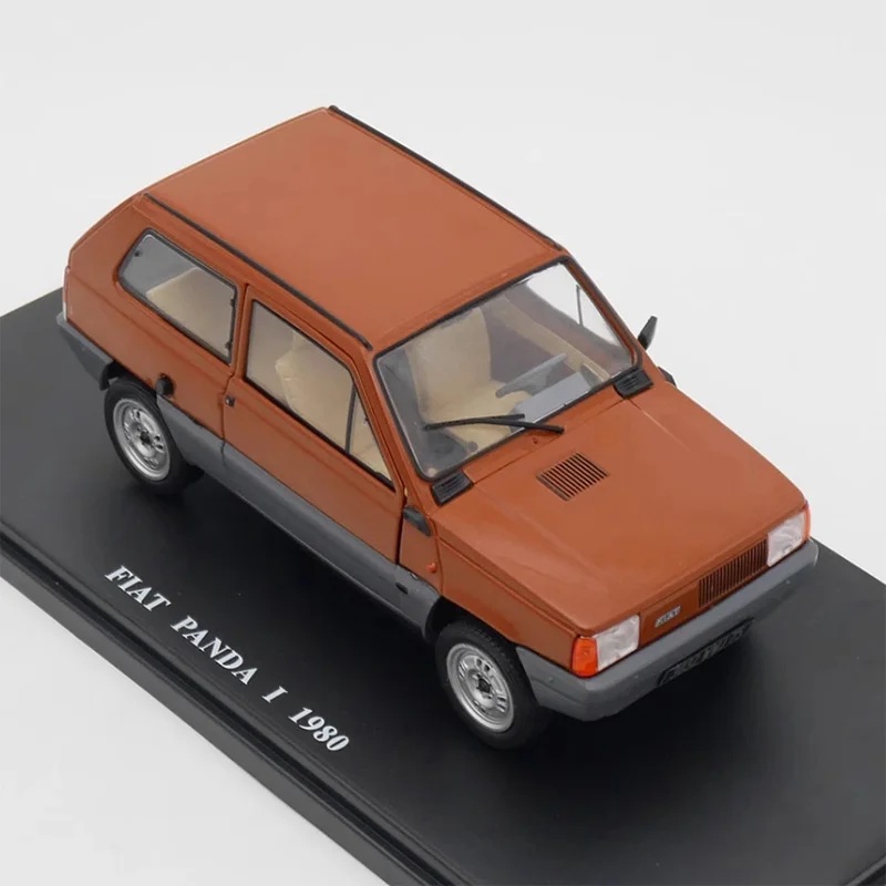 Diecast 1:43 Scale Ixo Fiat Panda 45 1980 Model Alloy Car Finished Product Simulation Series Toy Automobile Souvenirs Collection