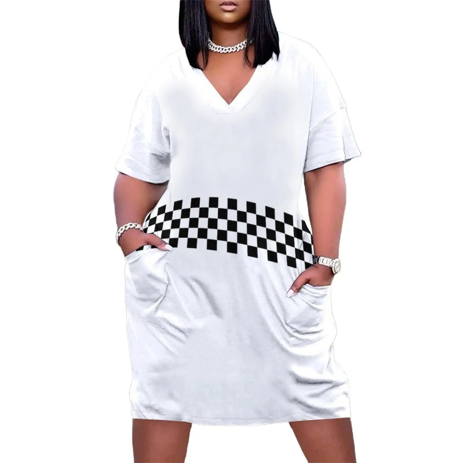 

Ska Line Loose Pocket Dress Bride dresses summer dresses womens 2025 Evening dresses summer dress daily