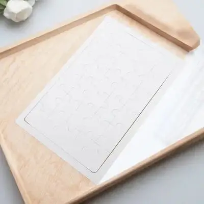 Wooden Puzzle Blank Diy Heat Transfer Jigsaw For Kids Adults Thermal Sublimation Craft Educational Painting Puzzle Game