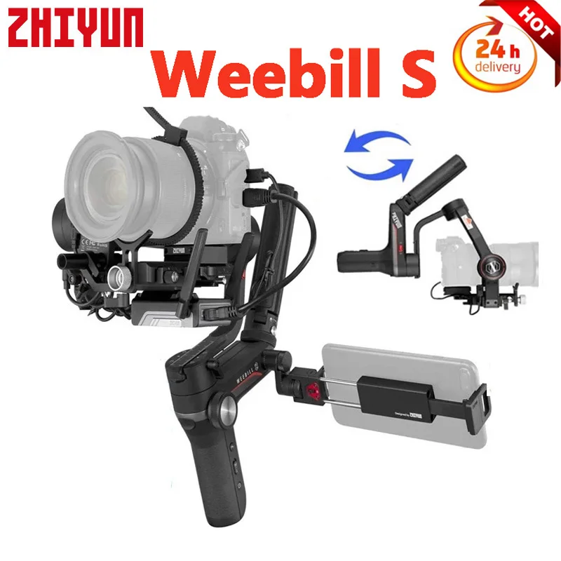 

ZHIYUN Weebill S 3-Axis Handheld Gimbal Image Transmission Stabilizer for Canon Sony Etc Mirrorless Camera Video Vlog Gimbal