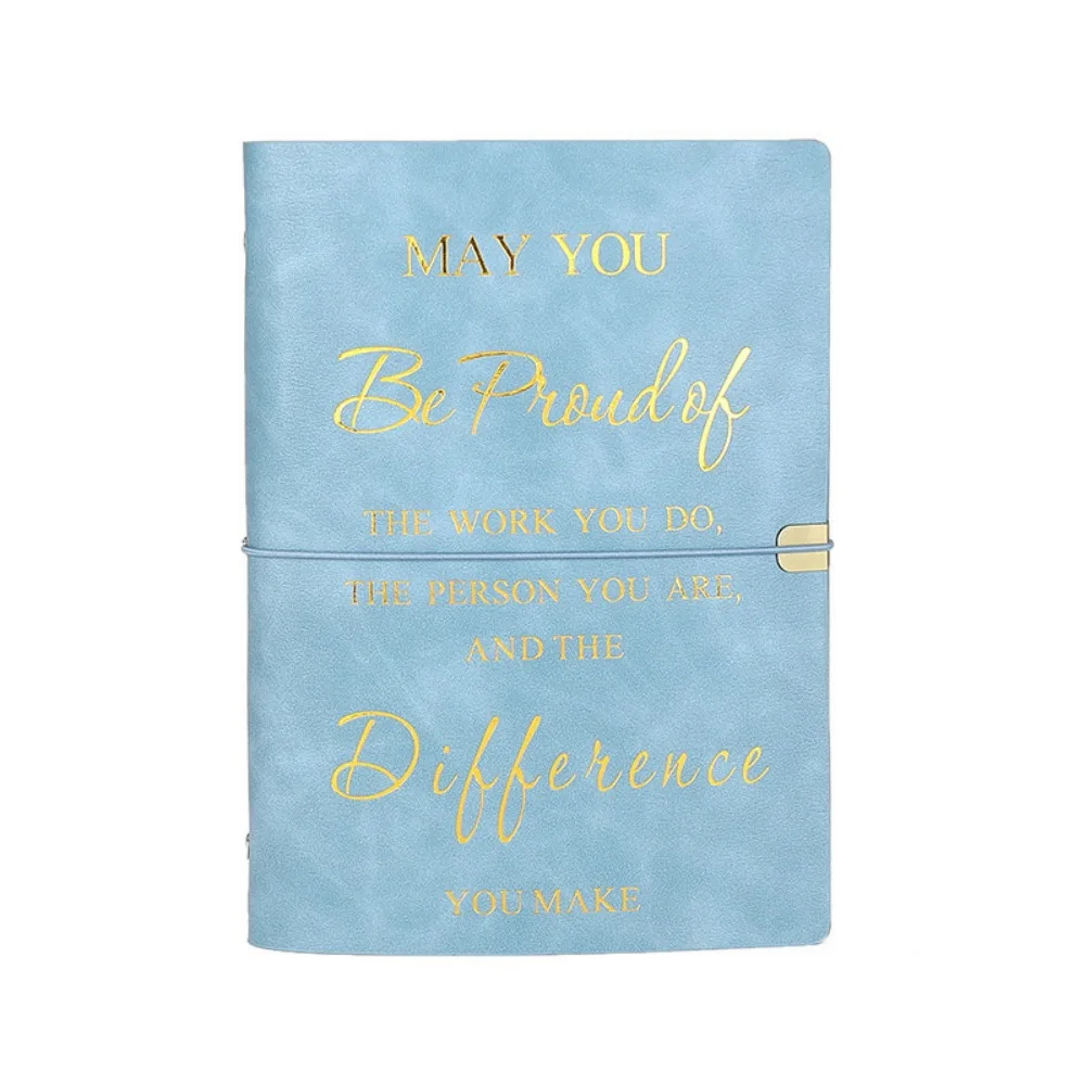 

80 Sheets A5 English Notepad English Horizontal Line Handbook Portable Wear-resistant Loose-leaf Notebook