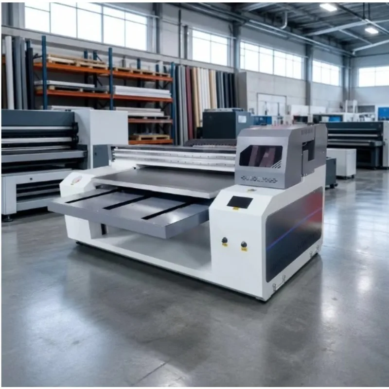 UV Flatbed Printer 4 Printheads Honeycomb Suction Table for Glass Acrylic Wood
