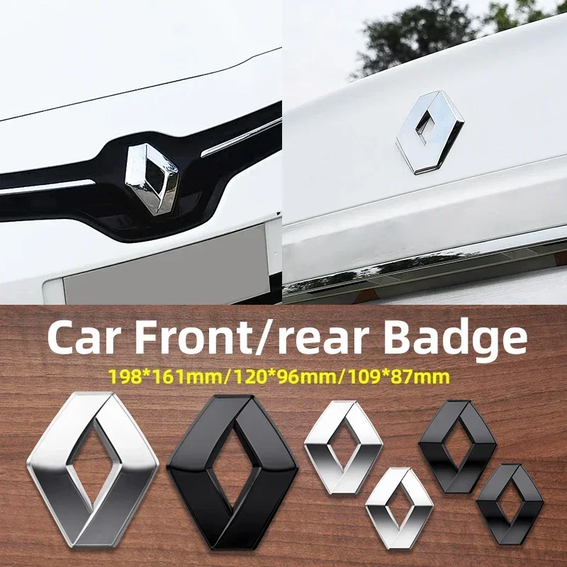 

3D ABS Logo Renault Emblem Car Front Sticker Rear Trunk Badge For Renault Grand Scenic XMOD Megane Clio 4 Laguna 2 3 Coupe RS