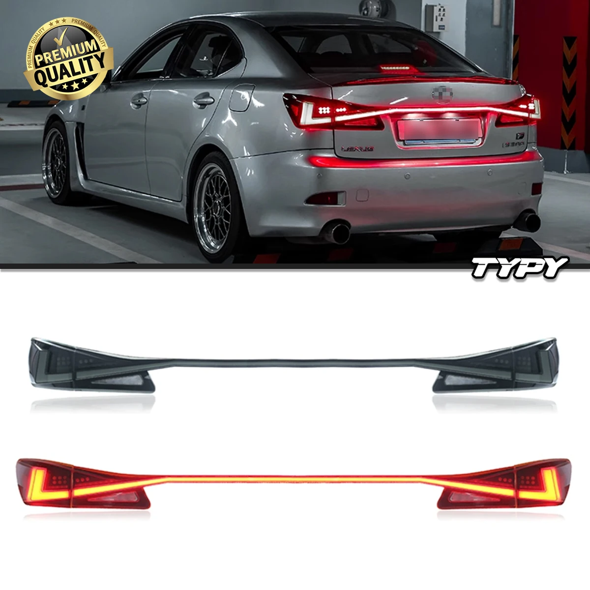 

Car TailLamp For Lexus IS250 IS300 IS200 Taillight 2006-2012 Upgrade Modified NEW Dynamic Turn Signal Car LED TailLamp Assembly