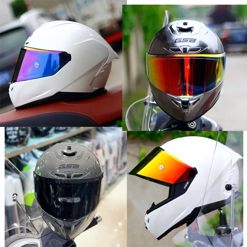 GSB Full Face Motorcycle Helmet Men Racing Motocross Helmet Downhill Casco Moto Motorbike Scooter Riding Helmets ECE Approved