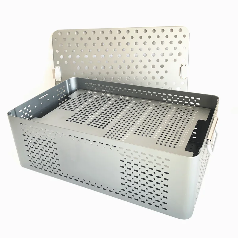 

Best Quality Aluminum Case Orthopedic Screw Rack, Sterilization Instrument Cases, Screw Box Instrument Sterilization Tray