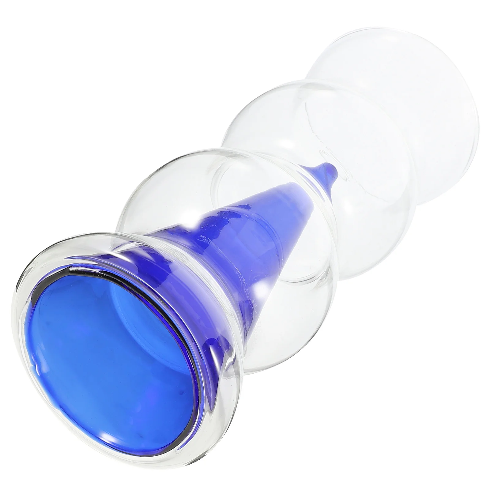 

Double Walled Transparent Glass Vase Smooth Touch Hydroponic Flower Vase Suitable Desktop Decorative Table Centerpiece