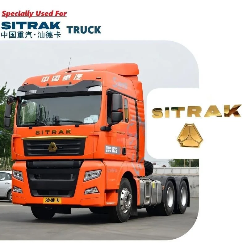 Specially Used For SITRAK Truck Original Quality Golden Logo Decoration For C7H G7H G7 Truck