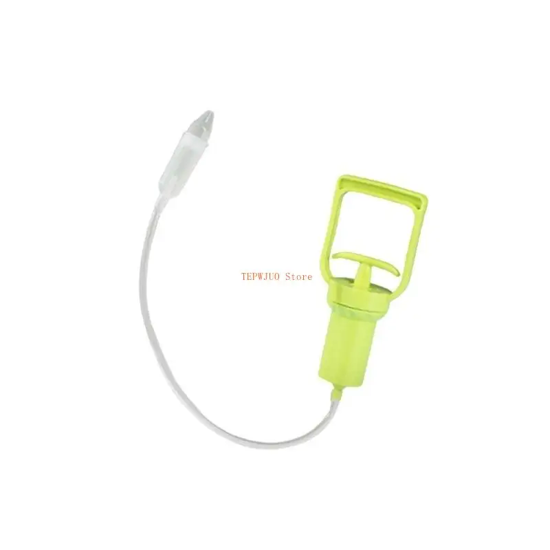 U50F لينة سيليكون الطفل الأنف الشافطة المحمولة باليد مصاصة الأنف سهلة التنظيف تصميم قابلة لإعادة الاستخدام للرضع #5