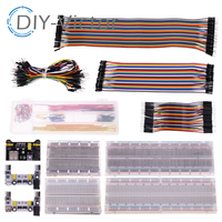 3.3V/5V MB102 Breadboard power module+MB-102 830 points Prototype Bread board for arduino kit +65 jumper wires wholesale