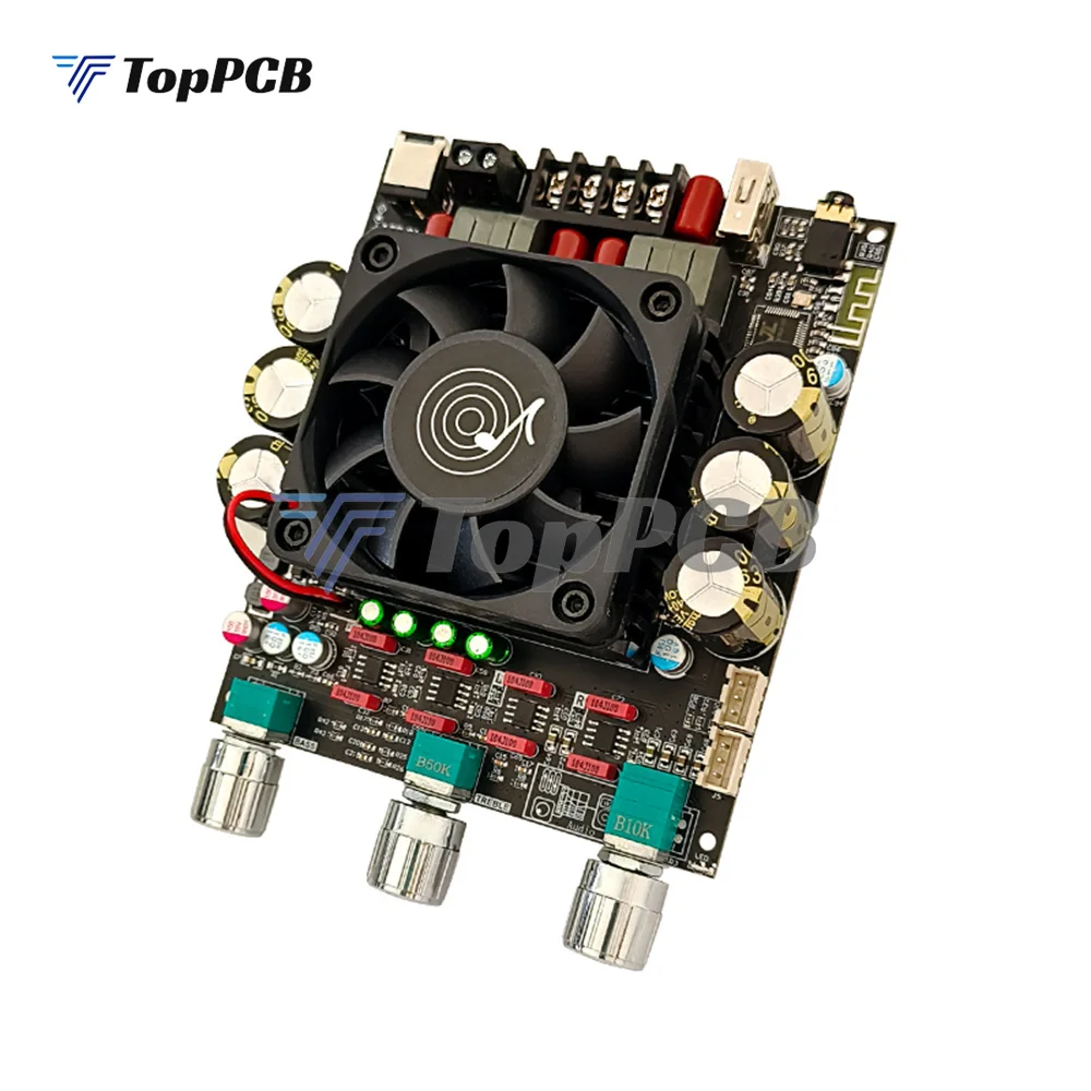 TPA3255 300W + 300W Stereo Bluetooth Audio Sound Power Amplifier Board Treble Bass for Car Karaoke Smart Home Theater Subwoofer