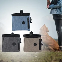 Smooth Zipper Dog Walking Bag Pets Feed Snack Reward Pocket Dogs Treat Pouch Training Bag for Hiking Travel