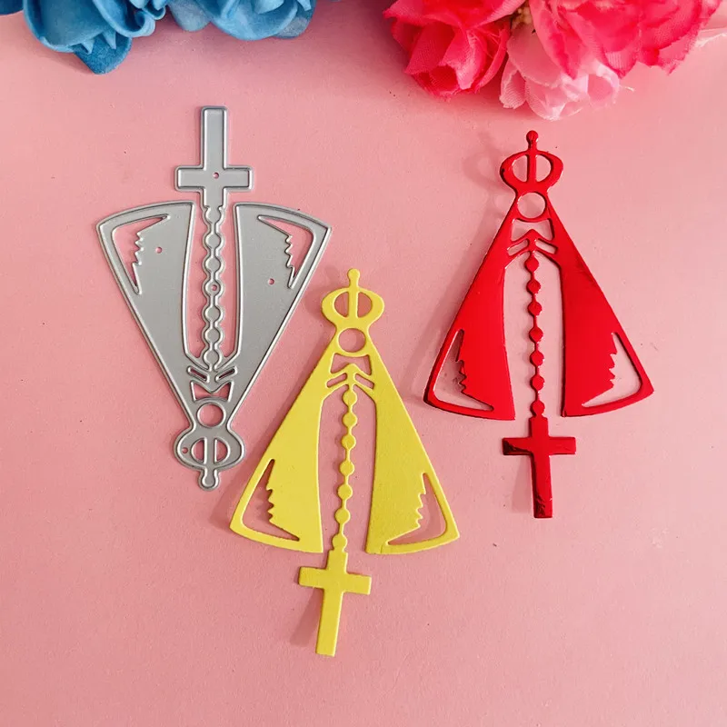 Pray Angel Fairy Cross Metal Cutting Dies for DIY Scrapbooking Paper Cards Handmade Embossing Craft Decoration
