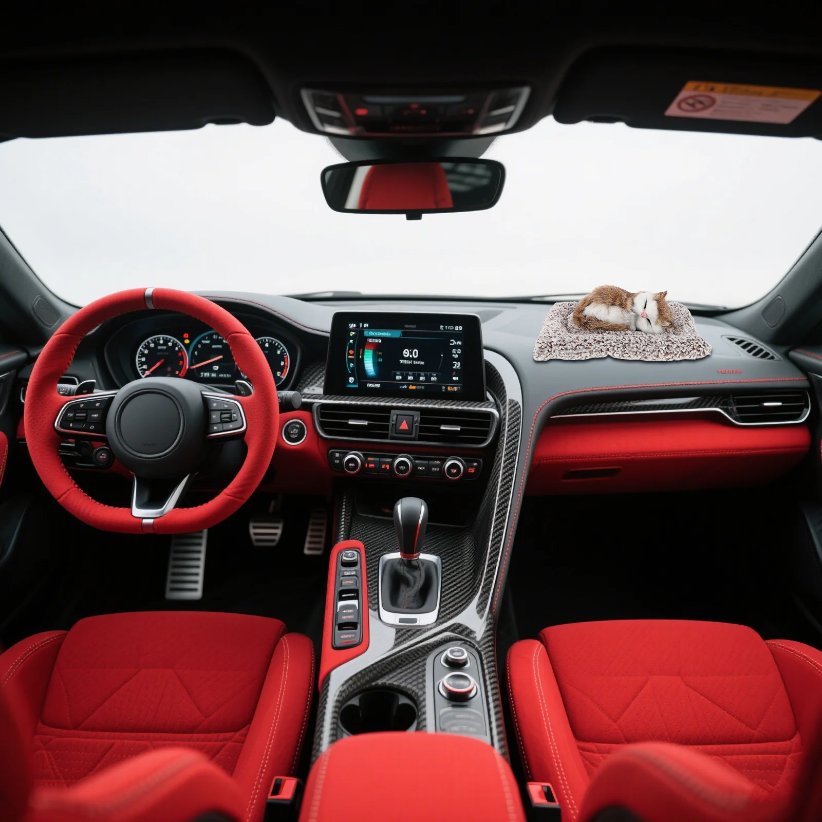 

Activated Charcoal Bamboo Charcoal Car Air Purifier Bag Cat Design Dashboard Smell Absorber Car Odor Removal Air Purifying