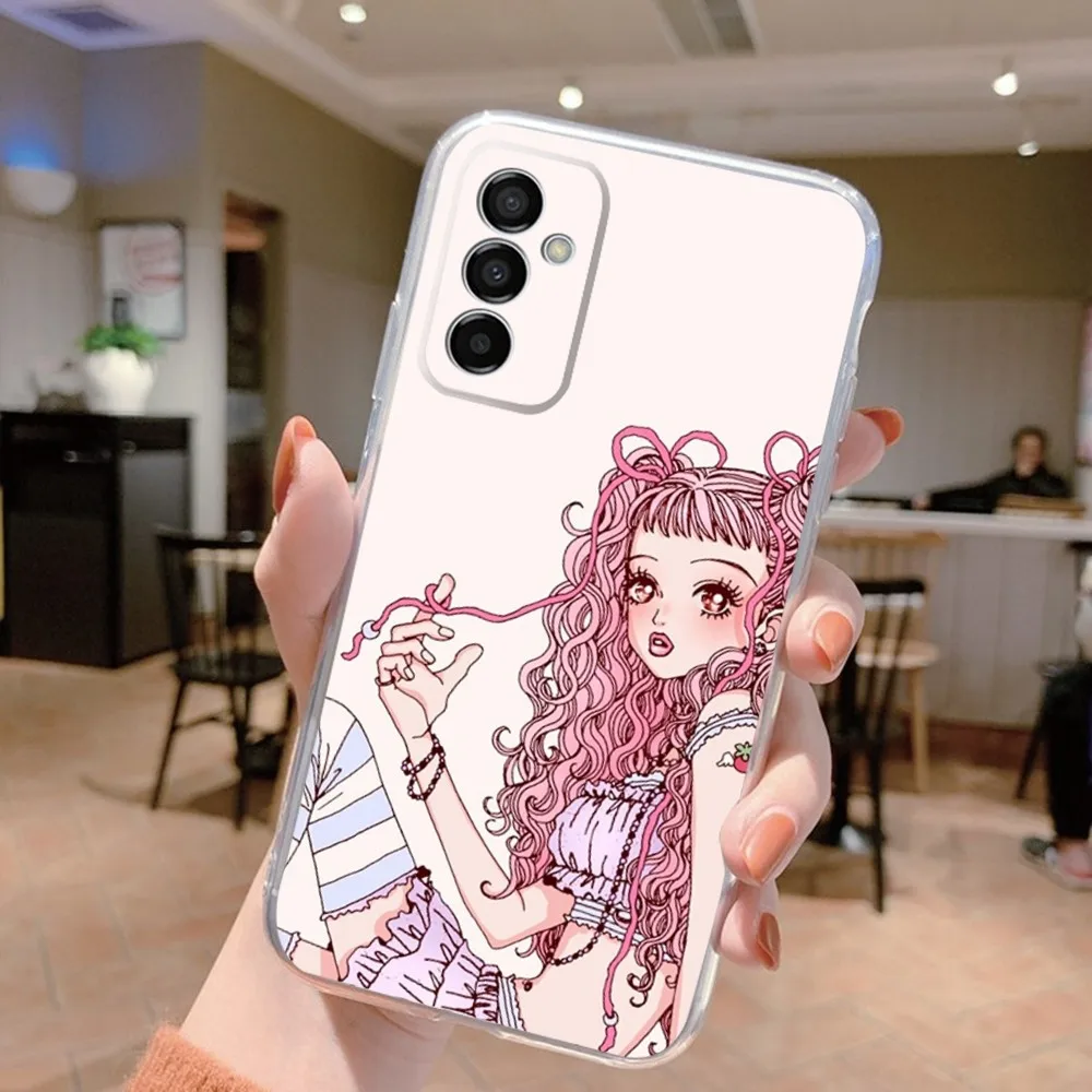 Paradise Kiss Miwako Phone Case Silicone For Samsung S30,S23,21,22,20 Ultra,S20 FE lite,S10,9,PIus Note20ultra Cover Clear