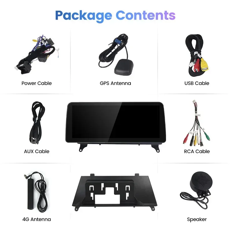 Navifly Snapdragon680 Newest Android System 8+256GB Car Navigation Screens for X5 E70 X6 E71 2007-2012 with GPS
