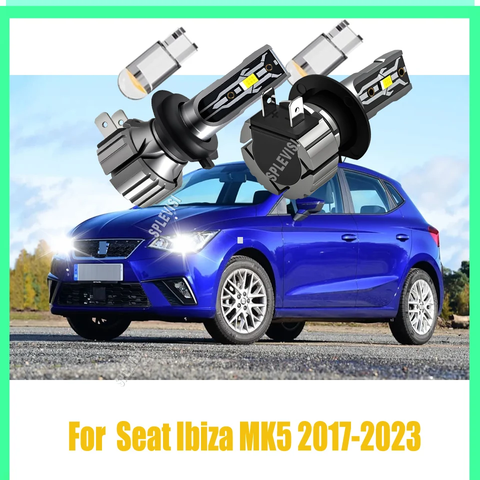

H7 CSP LED 75W White Headlight Upgraded Bulbs - Invest in Reliability For Seat Ibiza MK5 2017 2018 2019 2020 2021 2022 2023