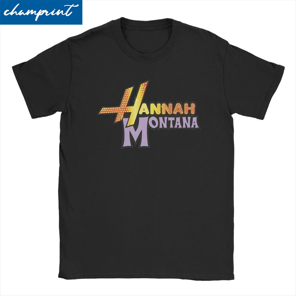 Men Women's Hannah Montana Miley Cyrus T Shirt Cotton Clothes Unique Short Sleeve Round Collar Tees 6XL T-Shirt