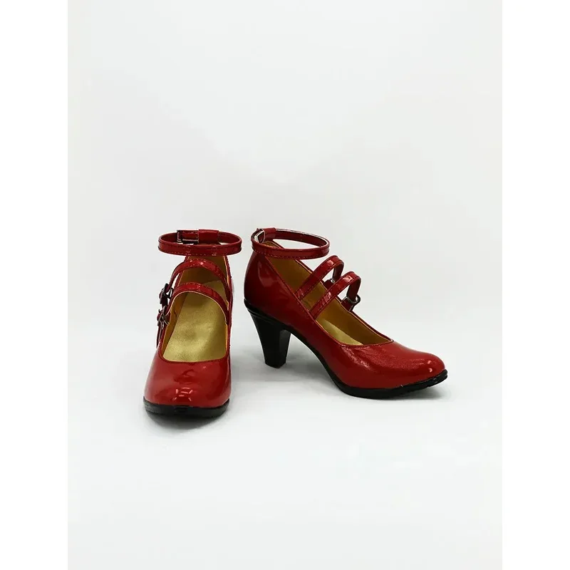 

2025 aaa Danganronpa Celestia Ludenberg, ботинки для косплея, красные ботинки на высоком каблуке, индивидуальный заказ, костюм аниме, обувь для женщин, вечерние