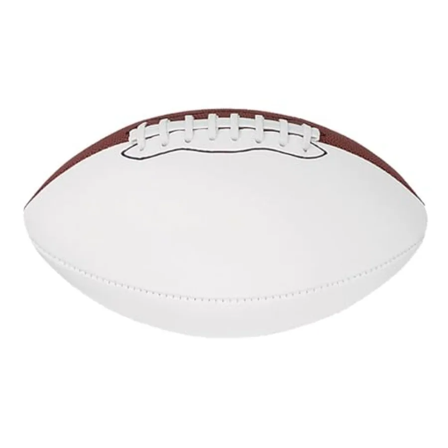 

Mini 8.5-Inch Size Autograph Football with 2 Brown and 2 White Panels