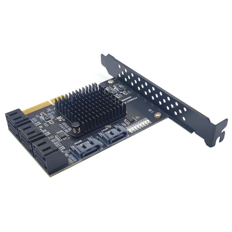 

Well Made-PCI-E 8-портовая карта расширения SATA PCIE X4 к интерфейсу SATA3.0 6 Гбит/с для адаптера расширения контроллера HDD SSD