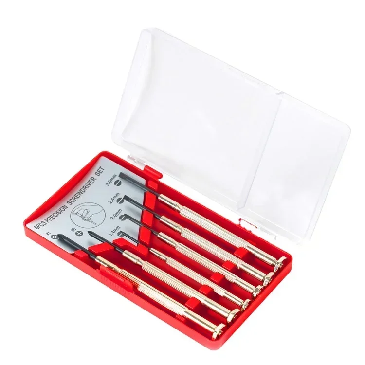 

High Quality 6PC Precision Screwdriver Mini Precision Slotted Screwdriver Set