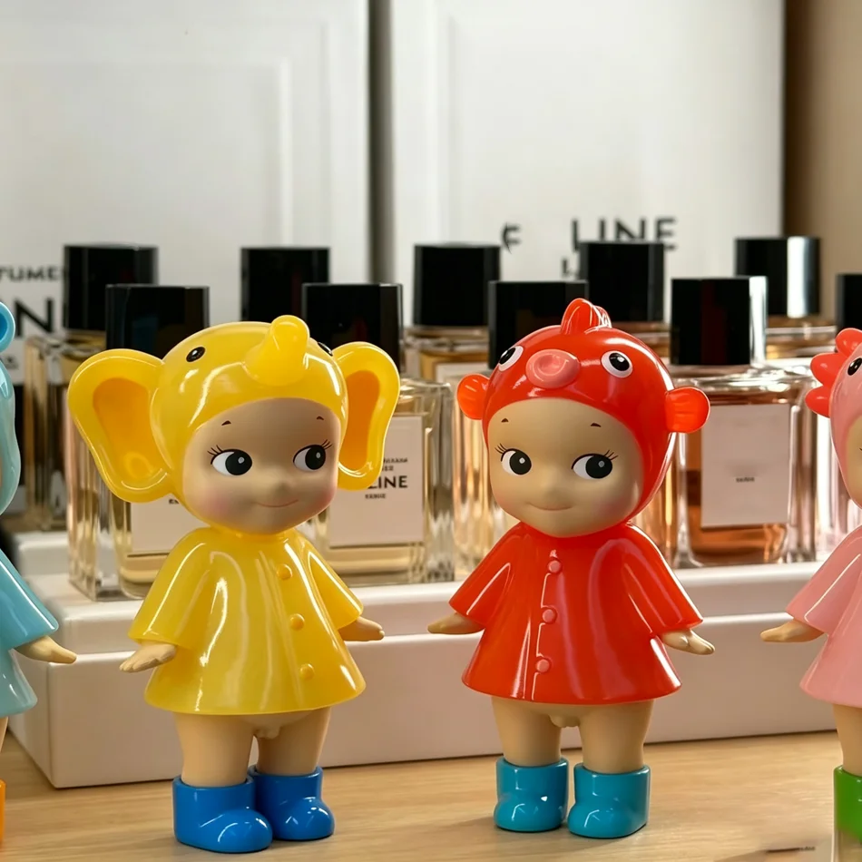 Mini Figure I Love Rainy Days Series Stylish Figure Desktop Ornament Creative Gift Collectible Toy