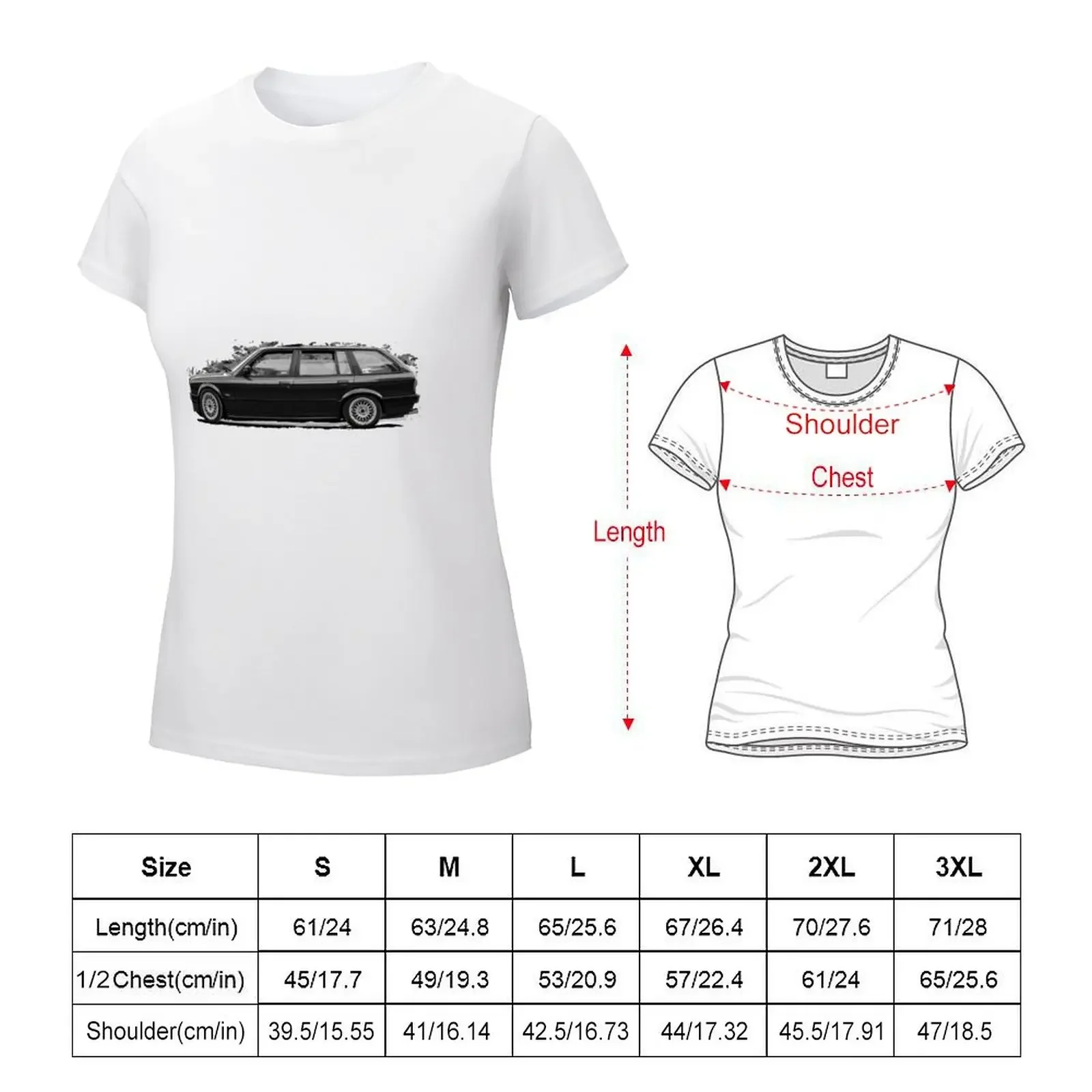 E30 Touring Side T-shirt summer clothes summer tops spring clothes Women 2024