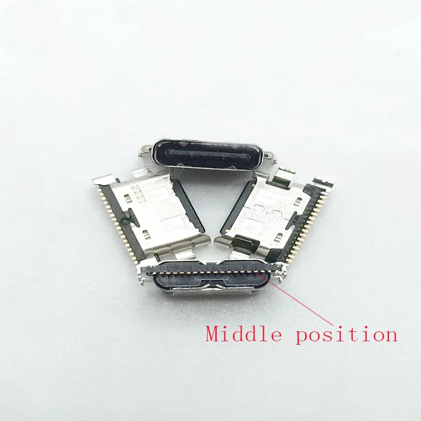 10pcs Micro USB 16pin mini type C Connector Mobile Charging port For Samsung Galaxy A30 A305F A50 A505F A70 A20 A40 Repair