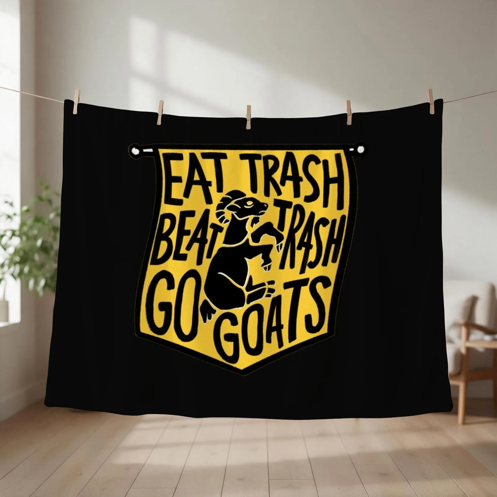 Go Goats! Misfits and Magic - Dimension20 Throw Blanket couch cozy soft plush fuzzy picnic outdoor blanket