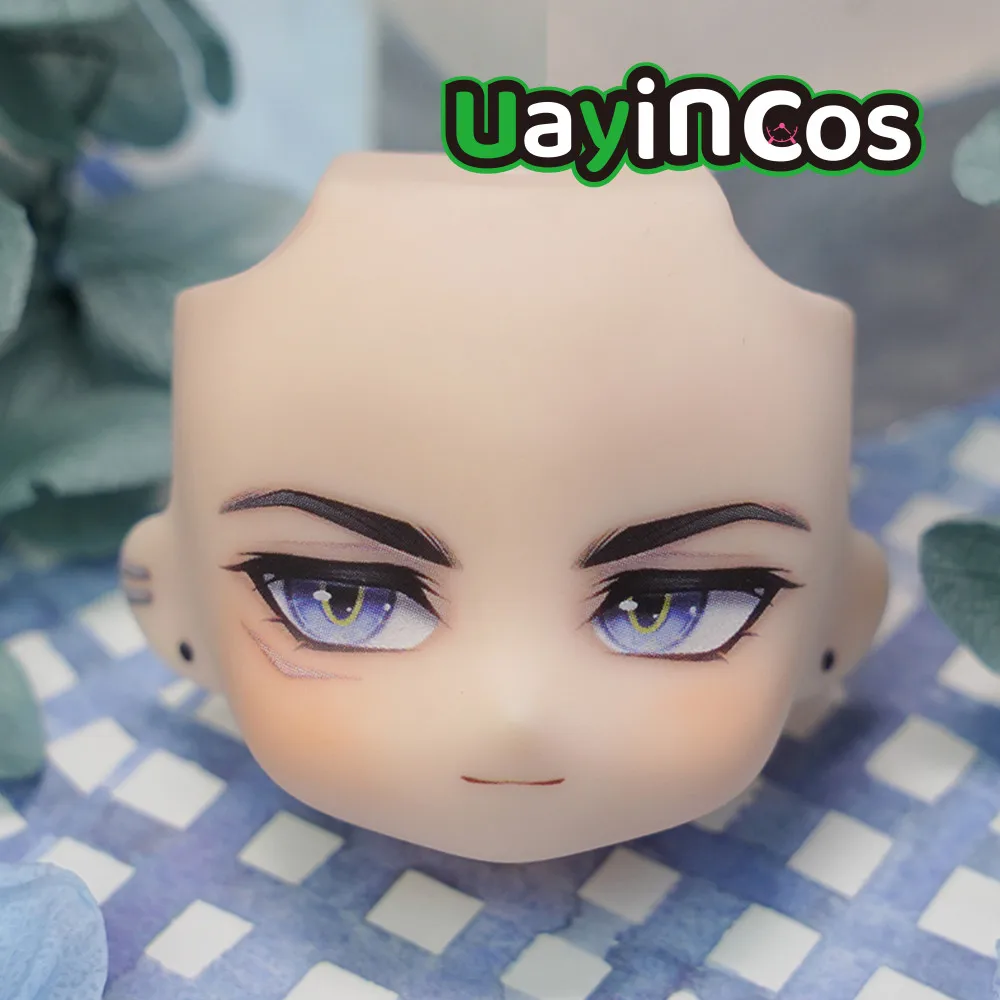 

Genshin Impact Wriothesley ob11 Лицевые панели GSC Водная наклейка Лицевые панели для лица BJD Аксессуары для кукол Игра Аниме Фигурка Игрушка Дети Gif