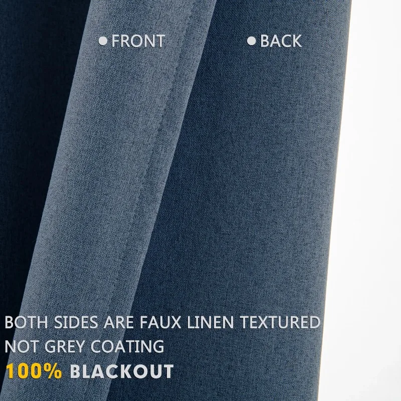 

310cm Height Solid Color 100% Blackout Curtains for Living Room Bedroom Window Curtain Soundproof Insulation