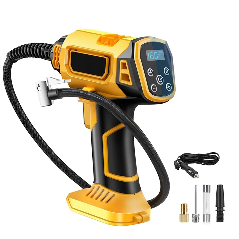 

Cordless Air Compressor For DCB206 DCB205 DCB204 DCB181 With Digital Pressure Gauge