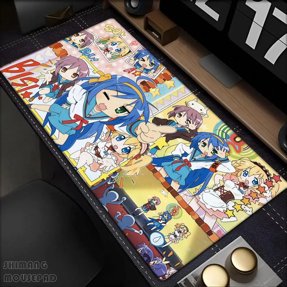 

Коврик для мыши в стиле аниме, аниме Konata Izumi, маленький геймерский игровой ноутбук, милая беспроводная резиновая мышь для компьютерных офисов, аксессуары, коврики