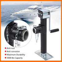 5000 Lbs Yacht Boat Trailer Parts Jack Wheel Heavy Duty Metal Stand Trailer Jack Stand Heavy Duty Trailer Jack Trailer Jack