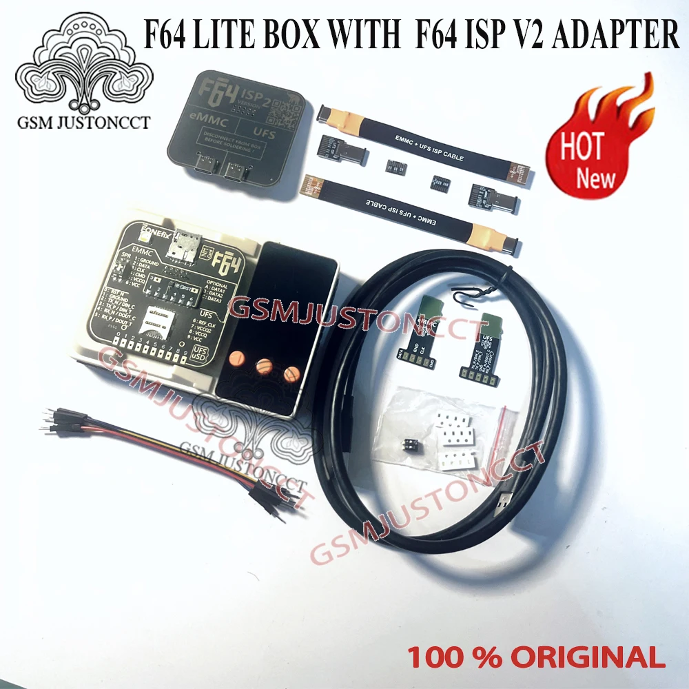 

2026 Flash 64 LITE + Ufs153,254,297+emmc +V2 (W/0 Flash 64 ISP Adapter) + EAB BOX + HSG1 FPC V2 Cable + EMMC FPC V2 Cable